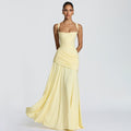 Valentina Square-Neck Maxi Dress