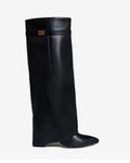 Leather Ankle Boots — Black